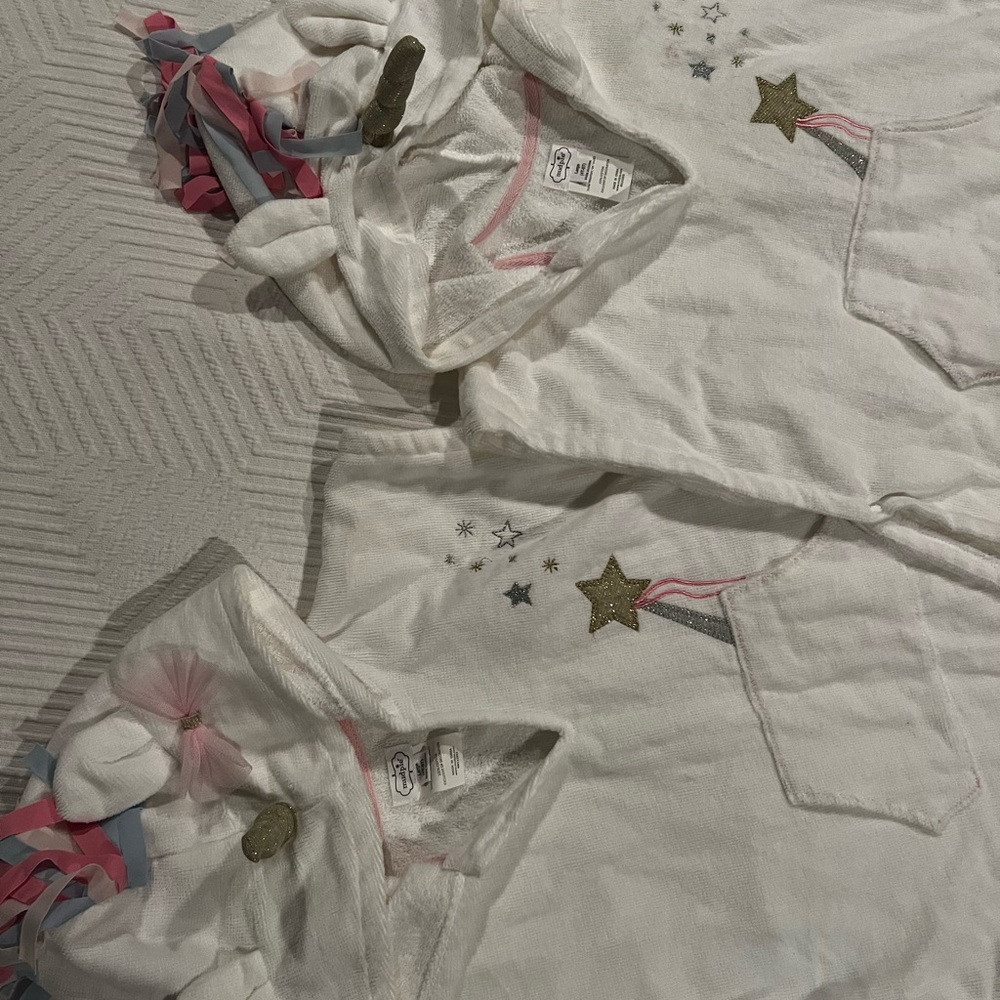 Mud Pie Unicorn Hooded Towel Dresses